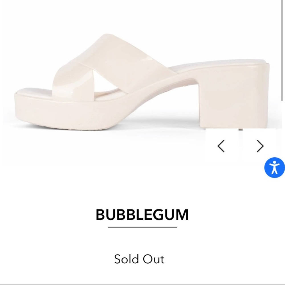 Jeffrey Campbell Bubblegum Shoe in cream